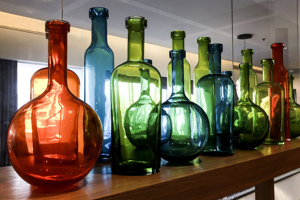 How to Best Display Glass Art Works - Artistic Glass Vases and Bowl Placement for Unique Decor