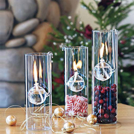 Cylinder Glass Candle Holder