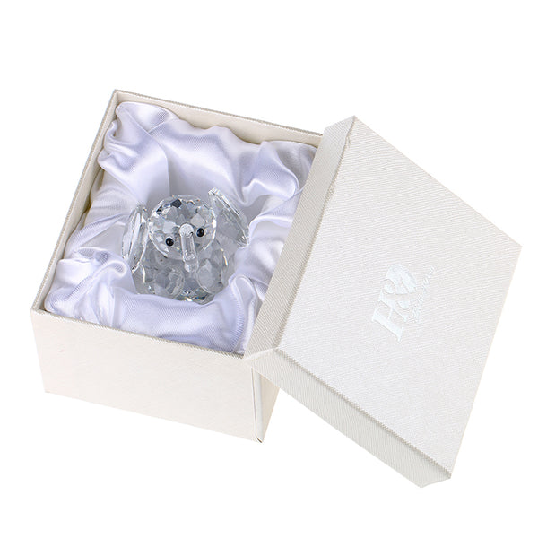 Cute Crystal Elephant Paperweigh