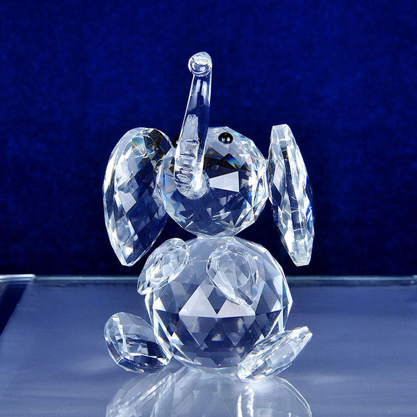 Cute Crystal Elephant Paperweigh