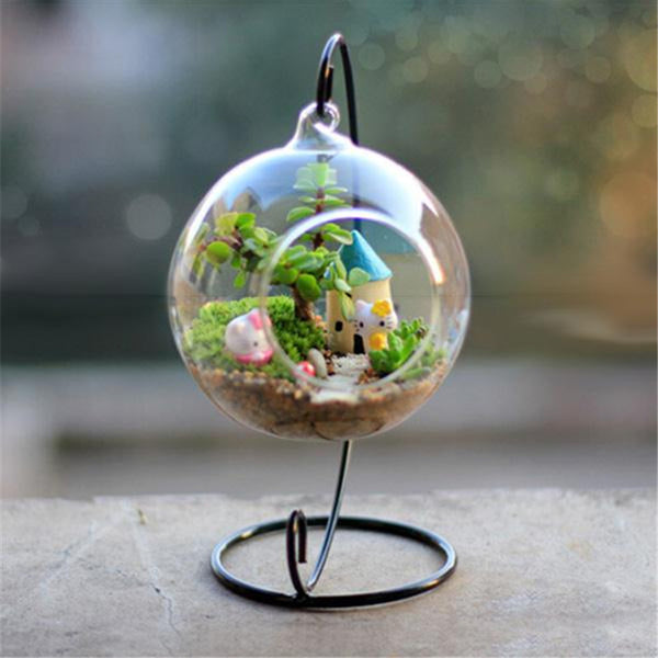 Beautiful Round Glass Flower Vase