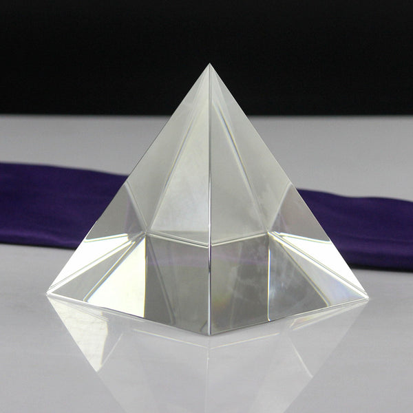 Egyptian Pyramids Glass Figurines