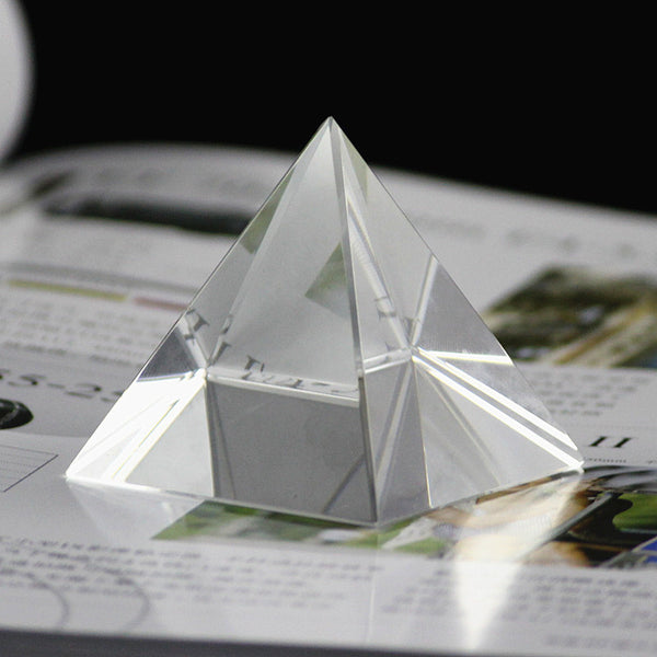 Egyptian Pyramids Glass Figurines