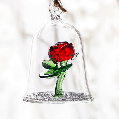 Beauty and The Beast Enchanted Red Rose