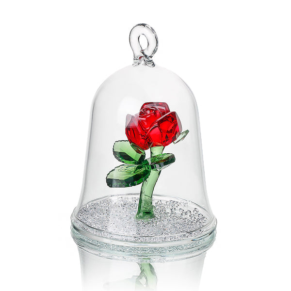 Beauty and The Beast Enchanted Red Rose