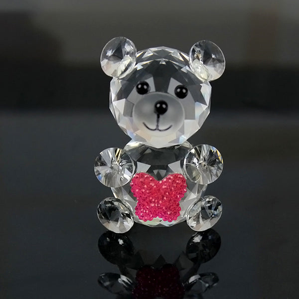 Crystal Glass Bear Figurine