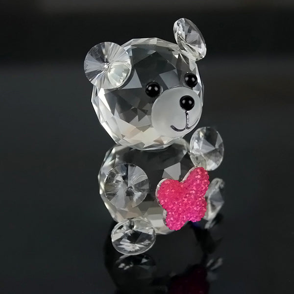 Crystal Glass Bear Figurine