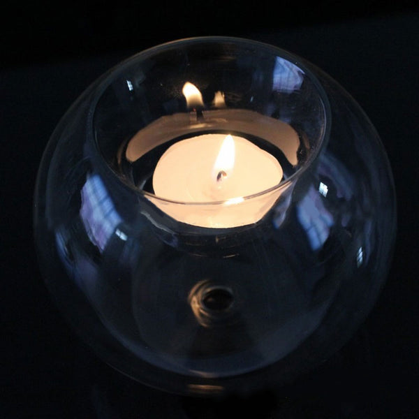 Classic Crystal Glass Candle Holder