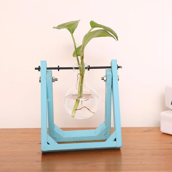 Vintage Style Glass Flower Vase