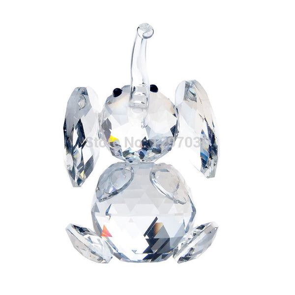Cute Crystal Elephant Paperweigh